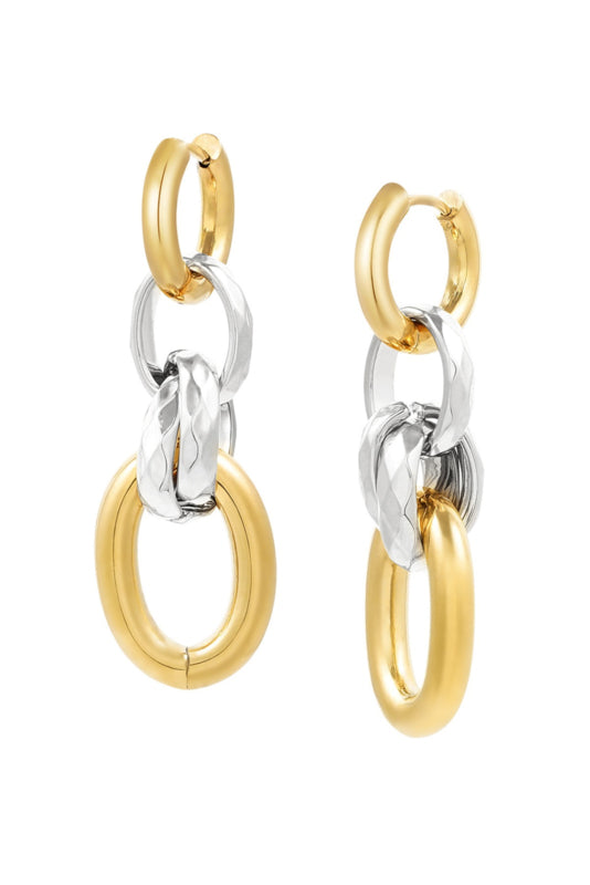 Linked Glow Earrings