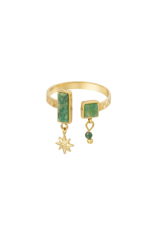 Open Glow Stone Ring