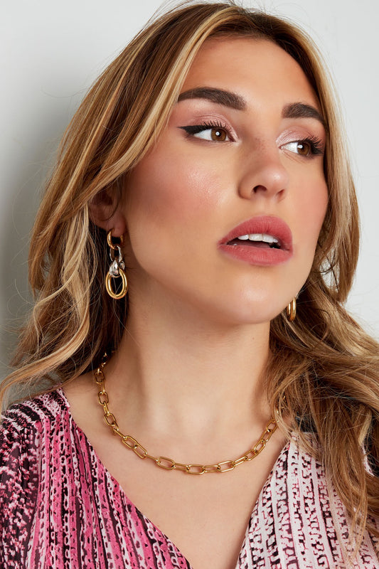 Linked Glow Earrings