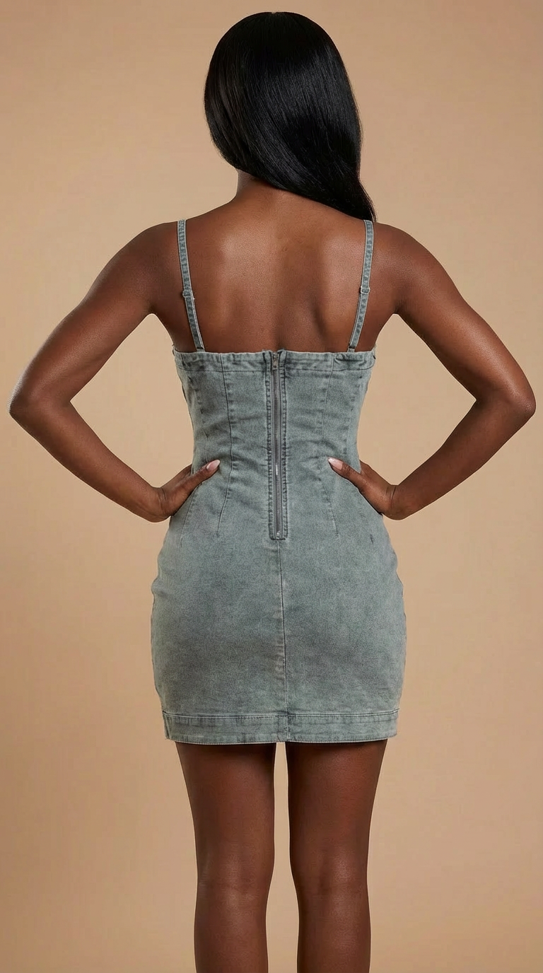 Denim Desire Mini Dress