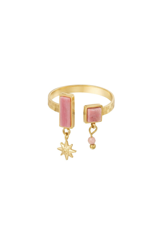 Open Glow Stone Ring