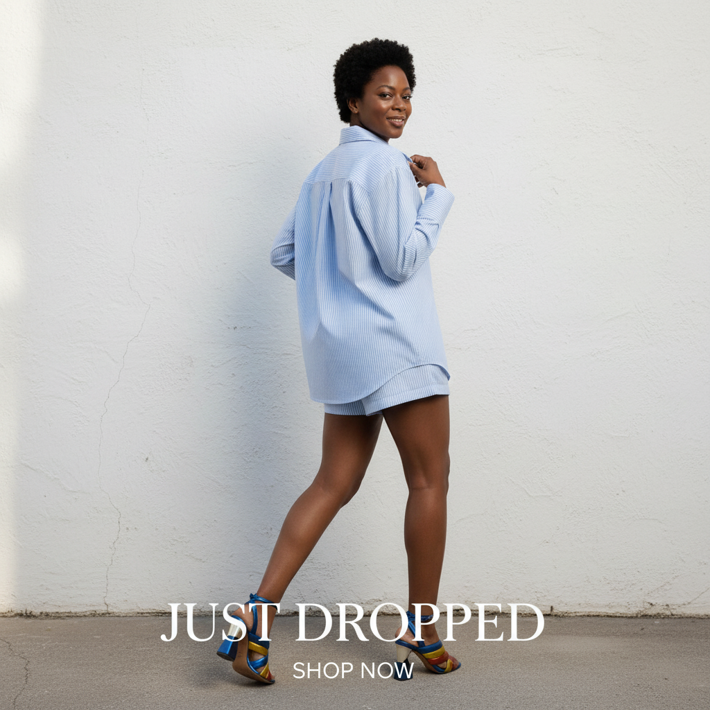 Just Dropped - Pinstripe set